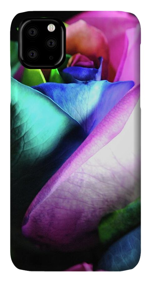 Rainbow Rose 14 - Phone Case