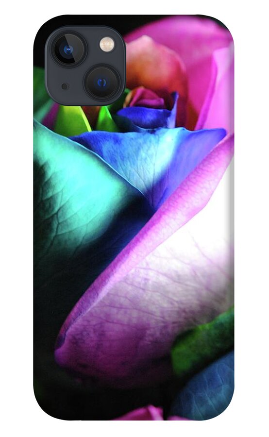 Rainbow Rose 14 - Phone Case