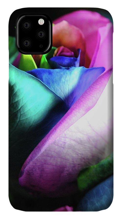 Rainbow Rose 14 - Phone Case