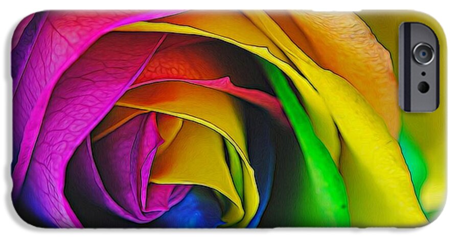 Rainbow Rose 23 - Phone Case