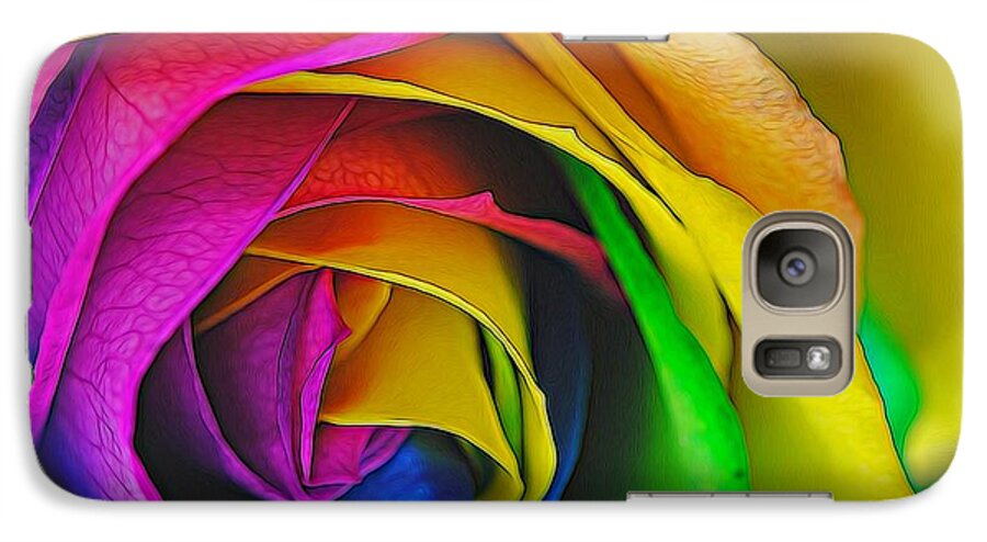 Rainbow Rose 23 - Phone Case
