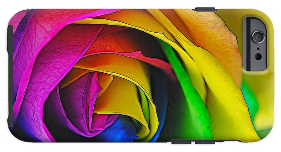 Rainbow Rose 23 - Phone Case