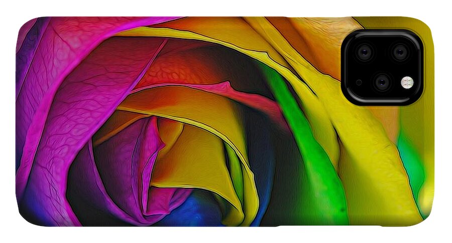 Rainbow Rose 23 - Phone Case