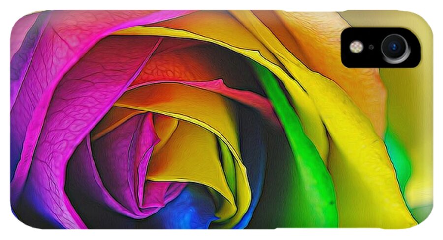 Rainbow Rose 23 - Phone Case