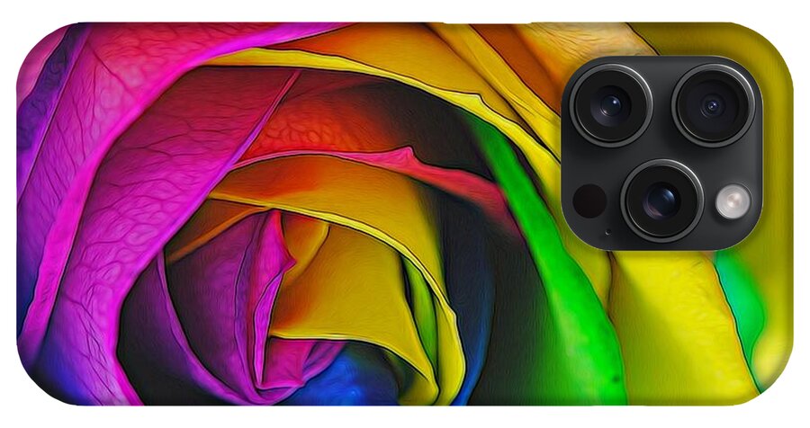 Rainbow Rose 23 - Phone Case
