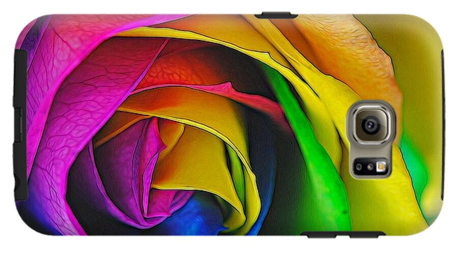 Rainbow Rose 23 - Phone Case