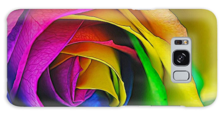Rainbow Rose 23 - Phone Case