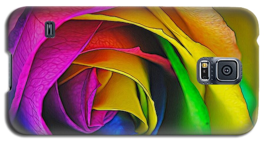 Rainbow Rose 23 - Phone Case
