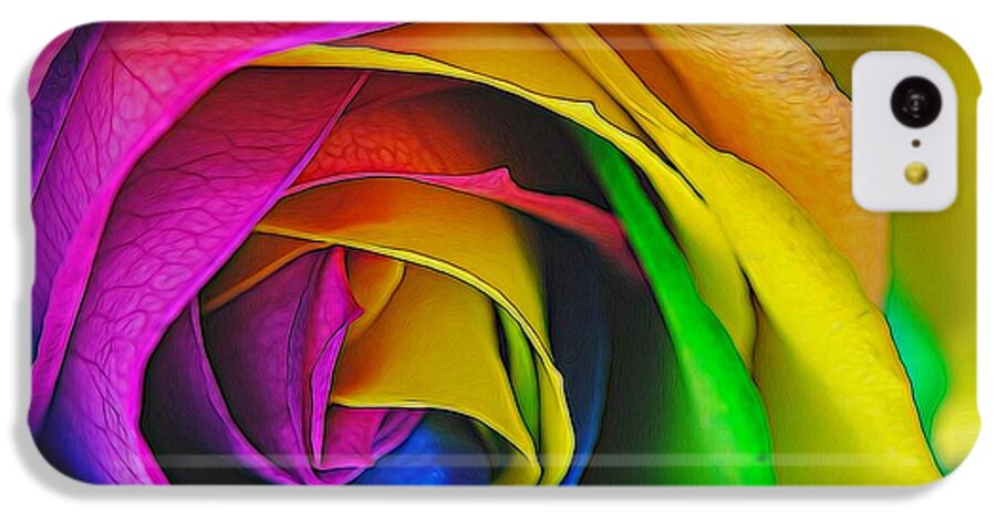 Rainbow Rose 23 - Phone Case