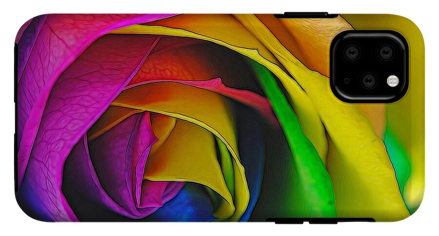 Rainbow Rose 23 - Phone Case