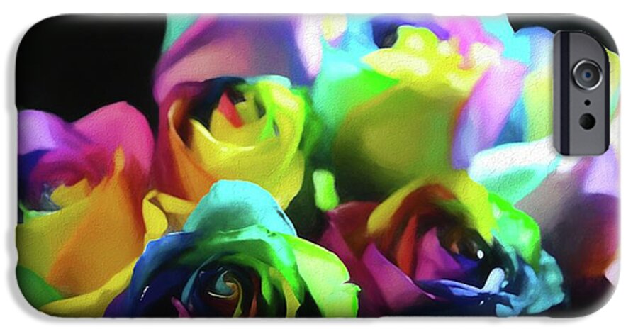 Rainbow Roses Watercolor - Phone Case