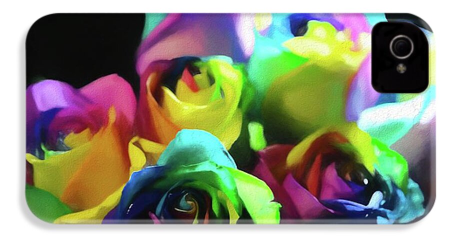 Rainbow Roses Watercolor - Phone Case