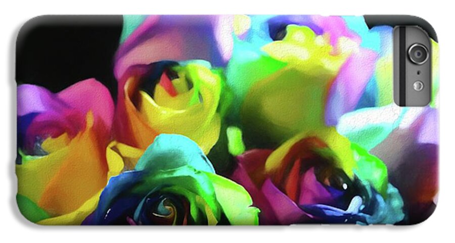Rainbow Roses Watercolor - Phone Case