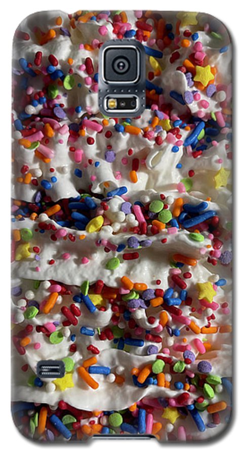 Rainbow Sprinkles On Whipped Cream - Phone Case