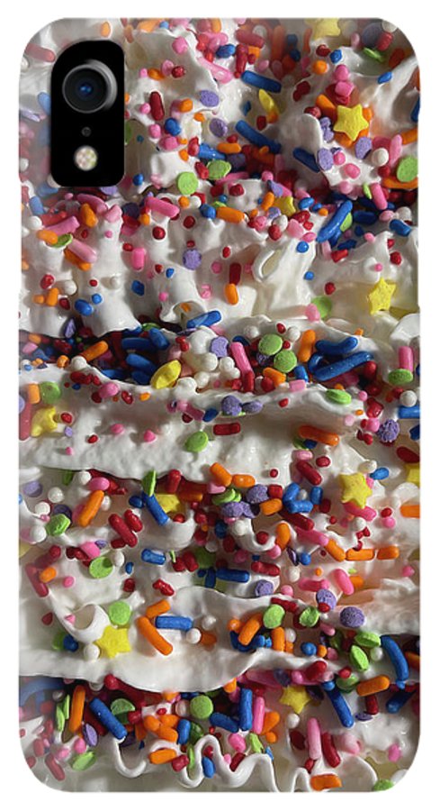 Rainbow Sprinkles On Whipped Cream - Phone Case