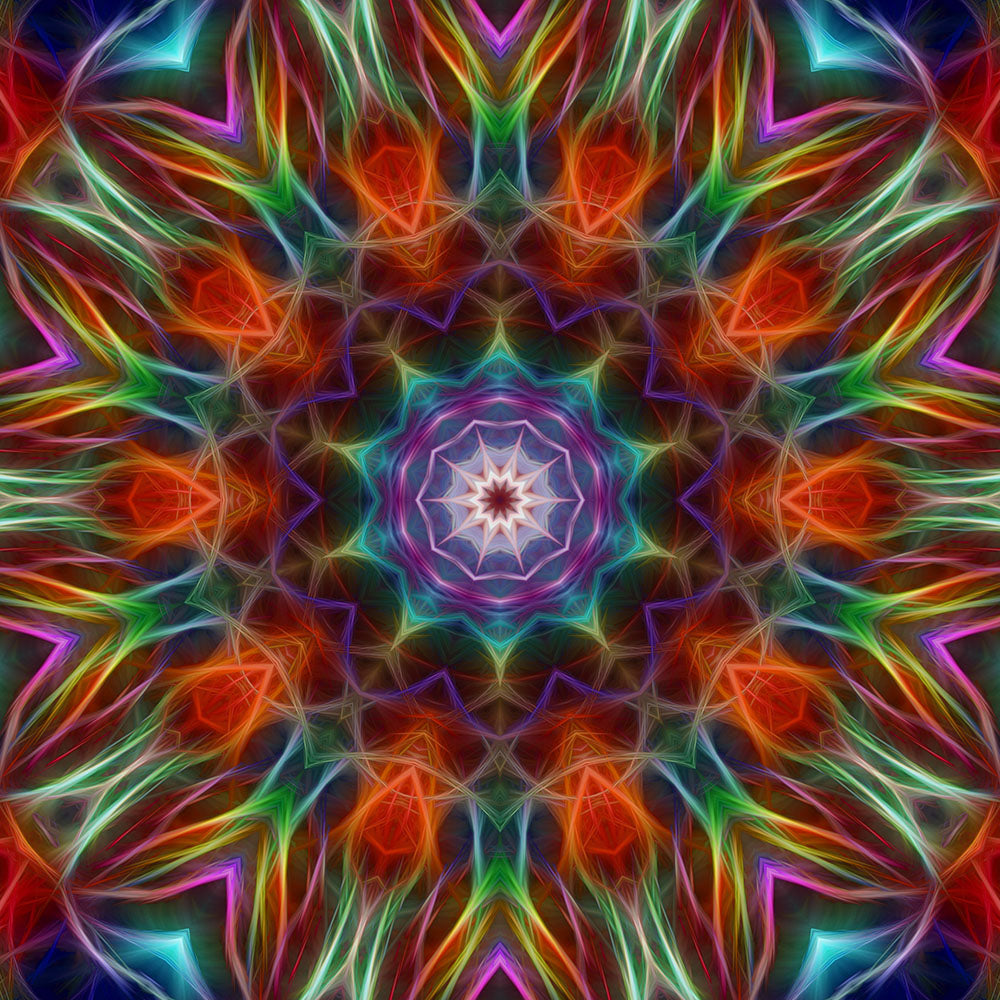 Rainbow Kaleidoscope 2 Digital Image Download