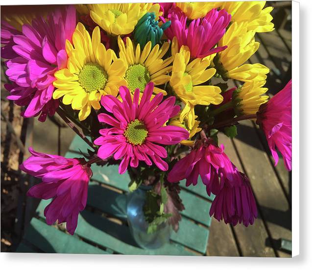 Raw Flowers 1 - Canvas Print