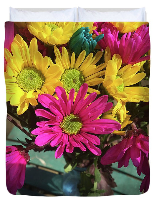 Raw Flowers 1 - Duvet Cover