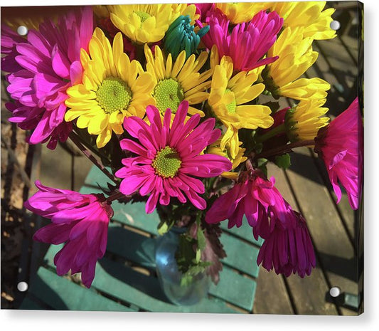 Raw Flowers 1 - Acrylic Print