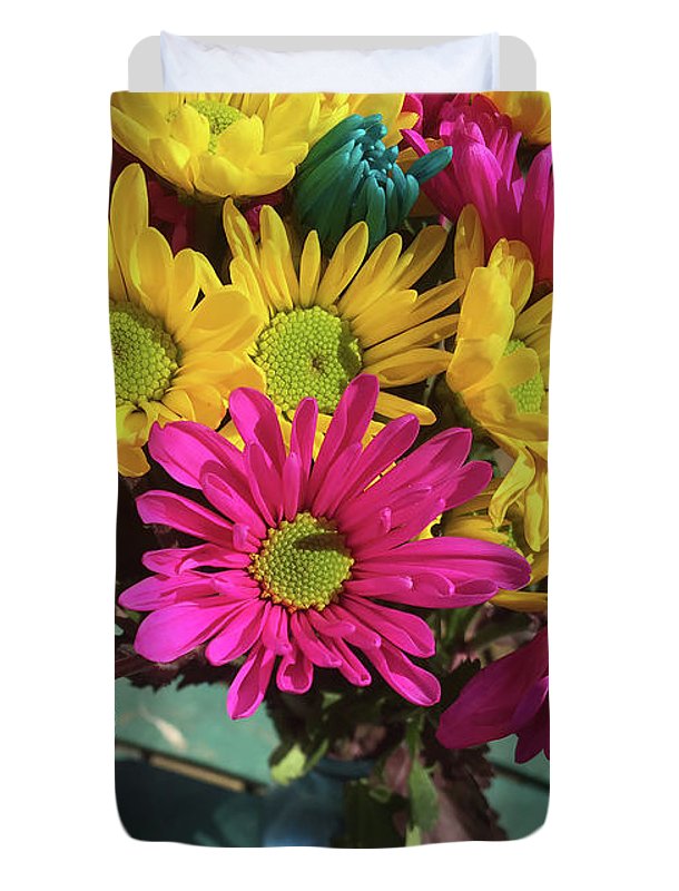 Raw Flowers 1 - Duvet Cover