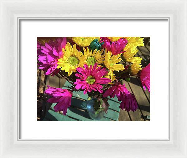 Raw Flowers 1 - Framed Print