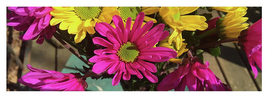 Raw Flowers 1 - Yoga Mat