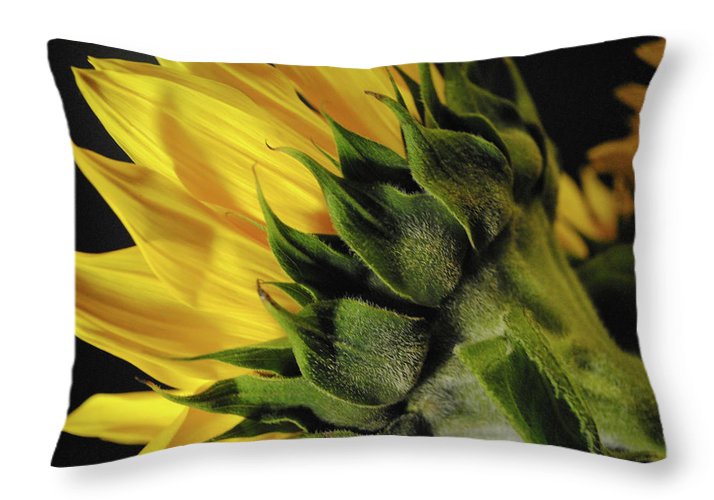 Raw Flowers 14 - Throw Pillow