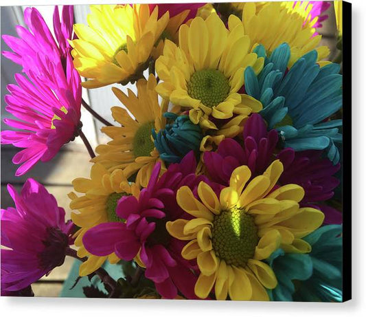 Raw Flowers 2 - Canvas Print