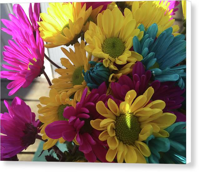 Raw Flowers 2 - Canvas Print