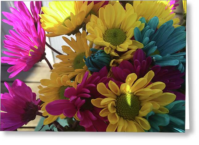 Raw Flowers 2 - Greeting Card