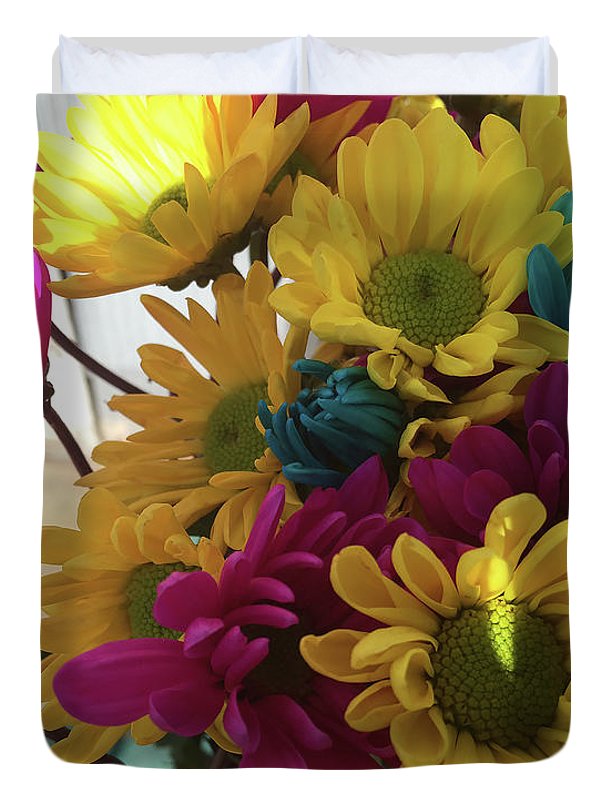 Raw Flowers 2 - Duvet Cover