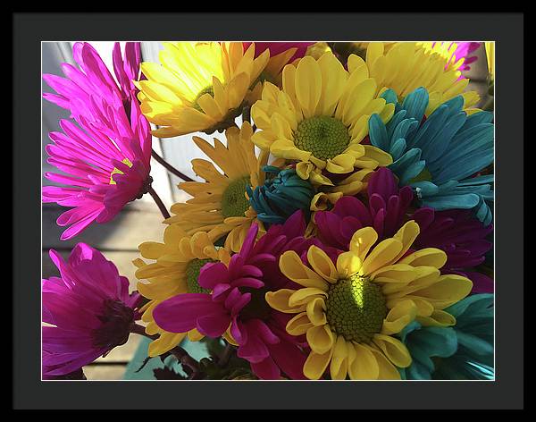 Raw Flowers 2 - Framed Print