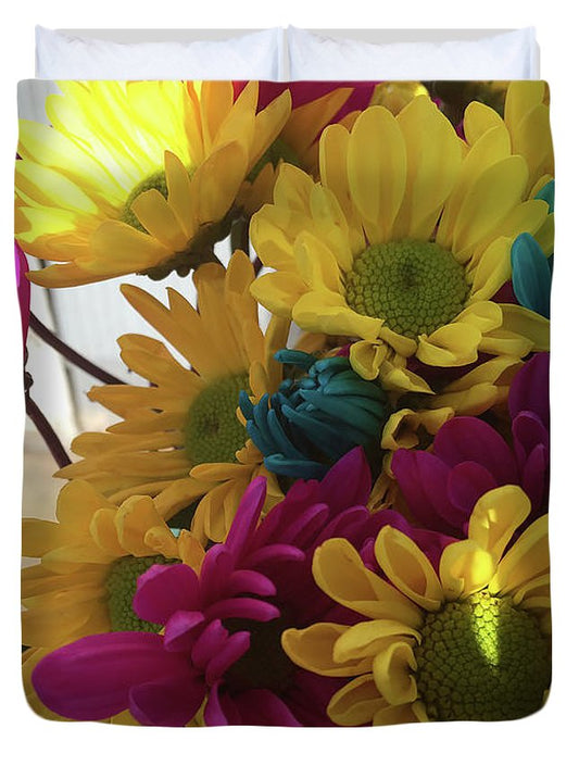 Raw Flowers 2 - Duvet Cover