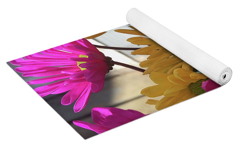 Raw Flowers 2 - Yoga Mat