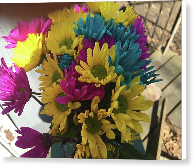 Raw Flowers 3 - Canvas Print