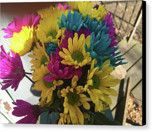 Raw Flowers 3 - Canvas Print