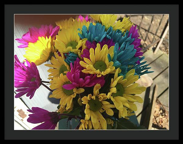 Raw Flowers 3 - Framed Print