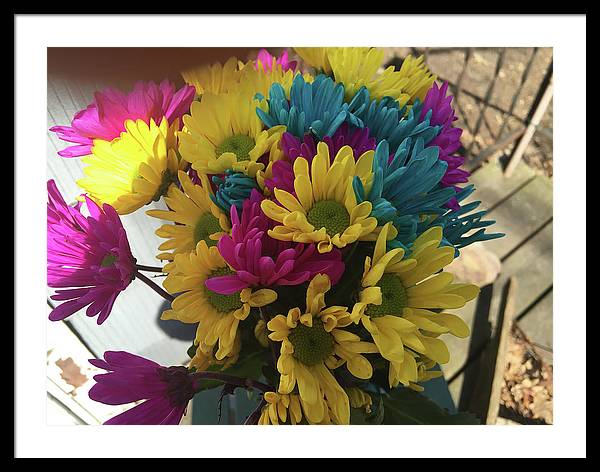 Raw Flowers 3 - Framed Print