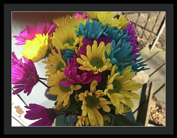 Raw Flowers 3 - Framed Print
