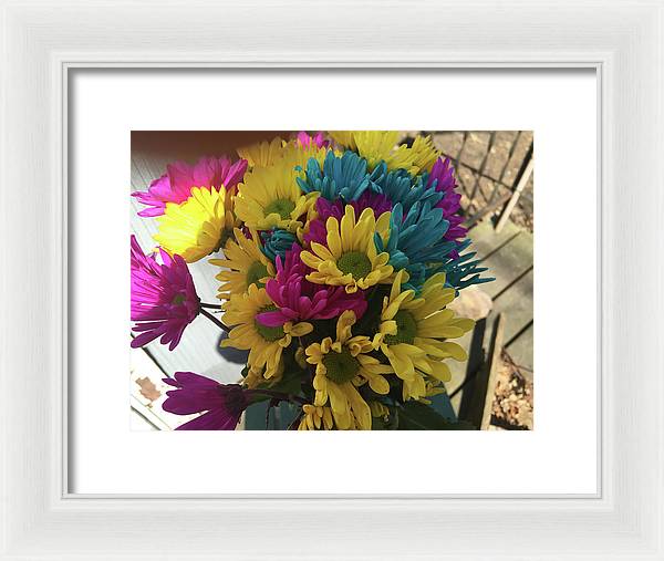 Raw Flowers 3 - Framed Print