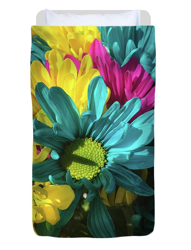 Raw Flowers 4 - Duvet Cover