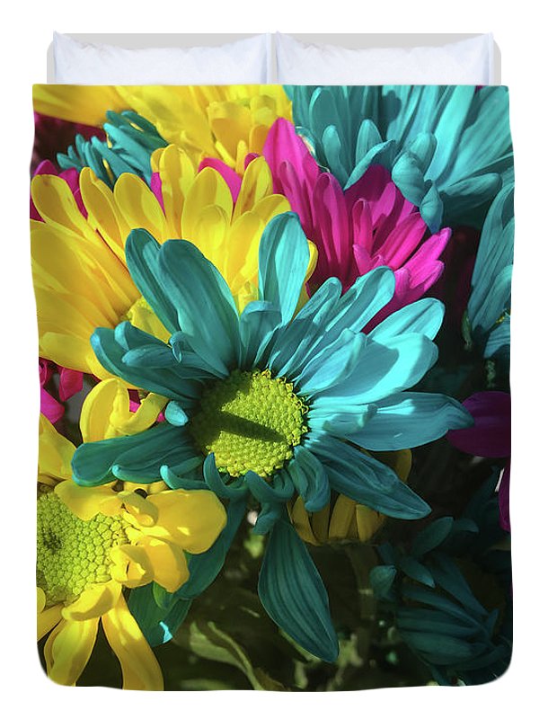 Raw Flowers 4 - Duvet Cover