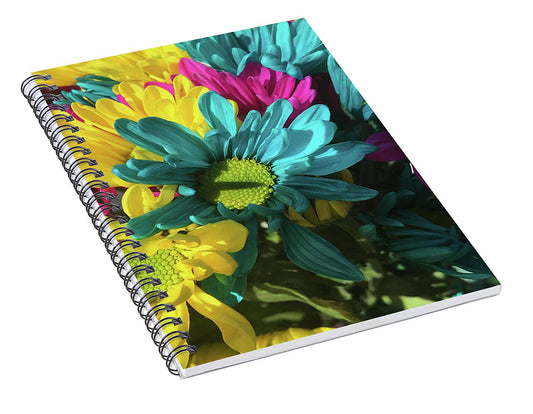 Raw Flowers 4 - Spiral Notebook