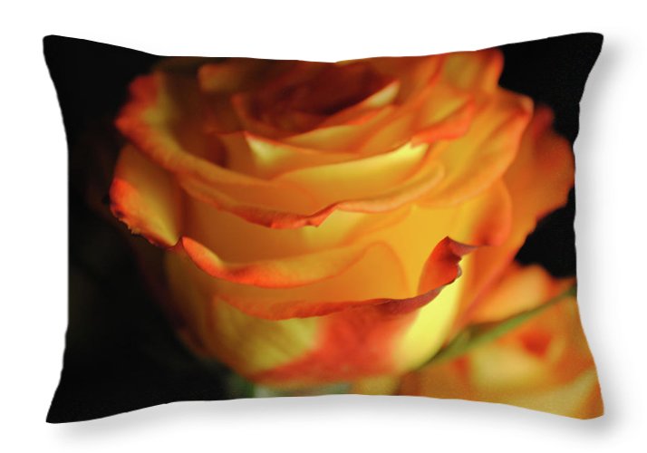 Raw Flowers 7 - Throw Pillow