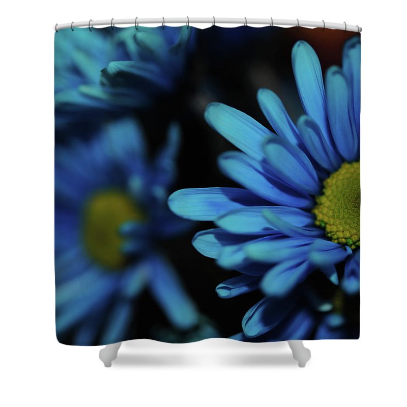 Raw Flowers 8 - Shower Curtain