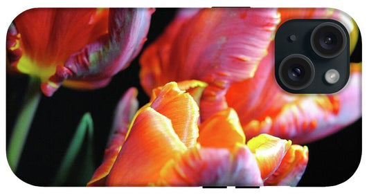 Red and Orange Tulips - Phone Case