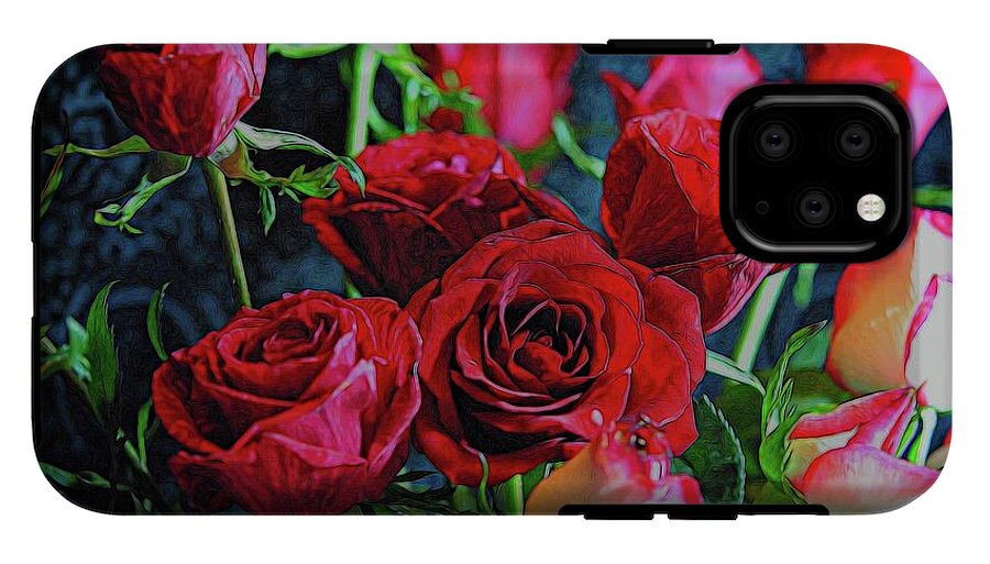 Red and White Rose Collection 3 - Phone Case