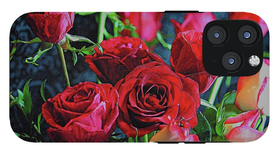Red and White Rose Collection 3 - Phone Case