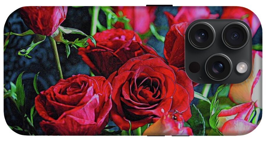 Red and White Rose Collection 3 - Phone Case