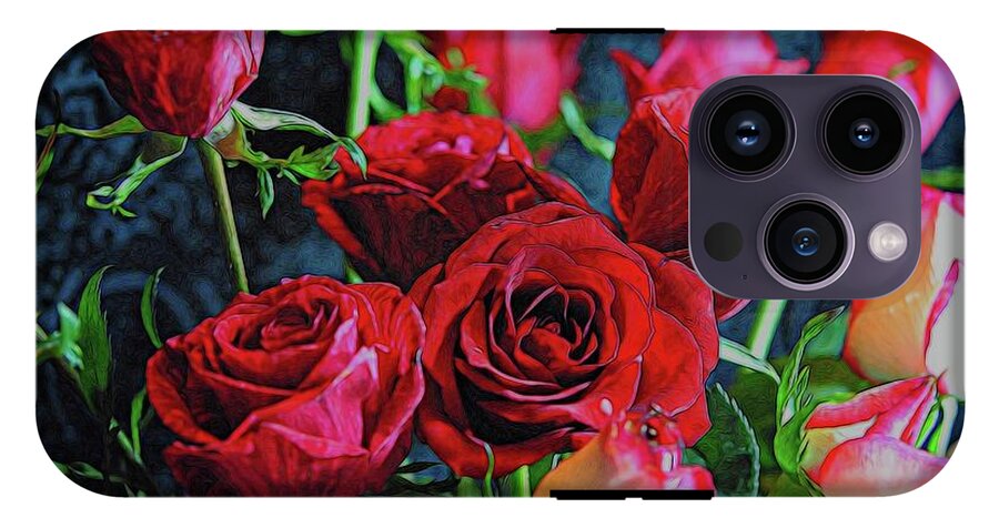 Red and White Rose Collection 3 - Phone Case